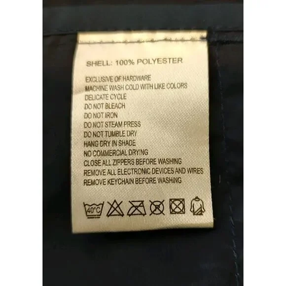 Men's SCOTTeVEST Pack Windbreaker TEC Blue Jacket Packable Repellent - XL - Picture 7 of 8